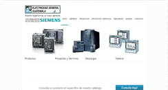 Desktop Screenshot of electricidadgeneral.com